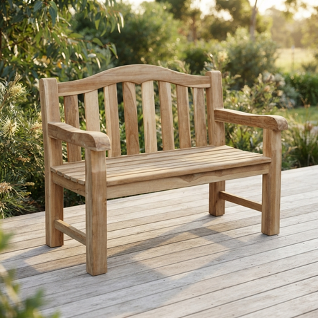 Squatter Bench — outdoor setting