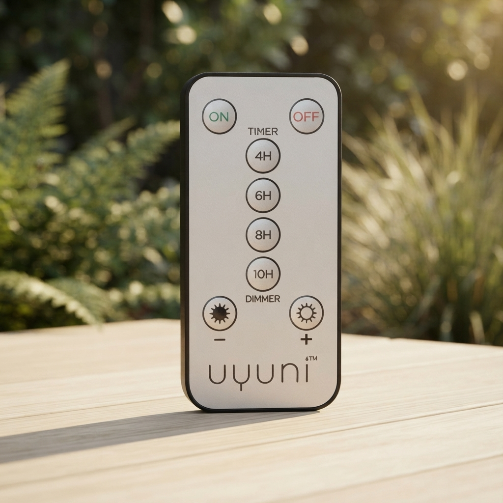 UYUNI Lighting Nordic Standard Remote — outdoor setting