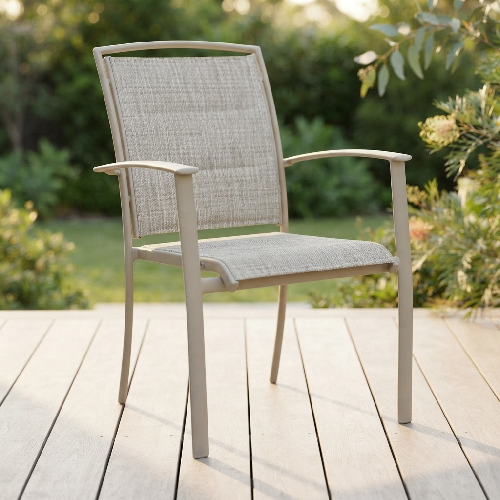 Cállala Bay Dining Chair - Sandstone — outdoor setting