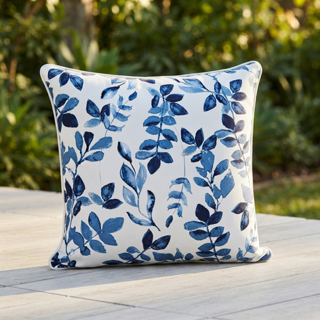 Blue Rhode 45x45 Outdoor Cushion — outdoor setting