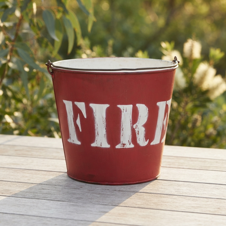 Ash Bucket FIRE — outdoor setting