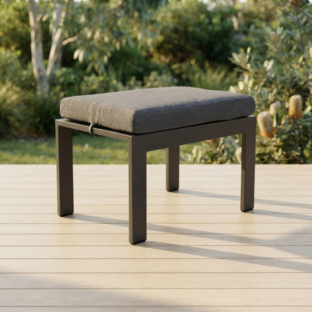 Austin Ottomans — outdoor setting