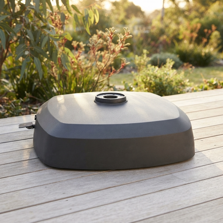 Extra Large Wheeled Resin Base — outdoor setting