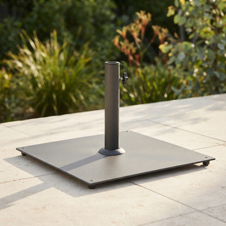 Steel Base — outdoor setting