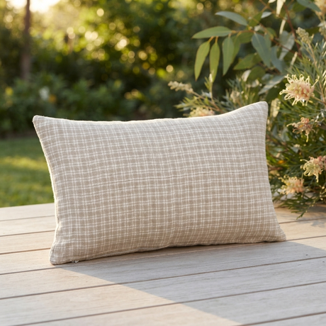 Linen Country - Indoor Cushion (30 x 50) — outdoor setting