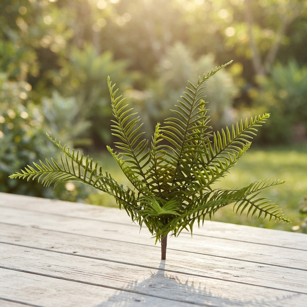 Boston Fern Bush 45cm — outdoor setting