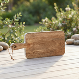 Mango Wood Chopping board 48x23 — outdoor setting