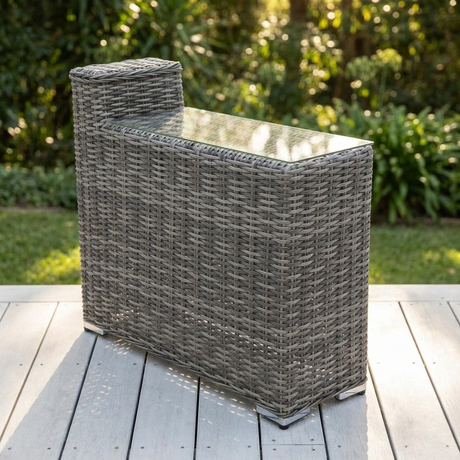 Amani Centre Table - Grey — outdoor setting
