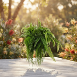 Fern Hanging - Artificial Plant (90cm) — outdoor setting
