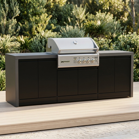 Crossray Gas BBQ Outdoor Kitchen TC4K-17 — outdoor setting