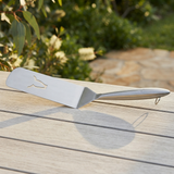 Long BBQ Spatula — outdoor setting