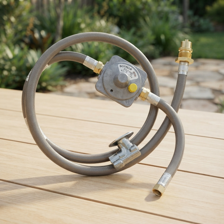 Gas Hoses and Converters — outdoor setting