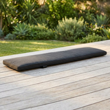 Bench Seat Cushion 235cm - Charcoal — outdoor setting