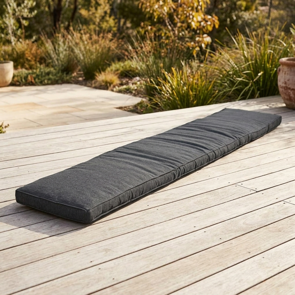 Bench Seat Cushion 235cm - Storm — outdoor setting