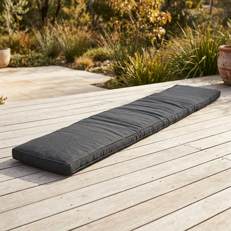 Bench Seat Cushion 235cm - Storm — outdoor setting
