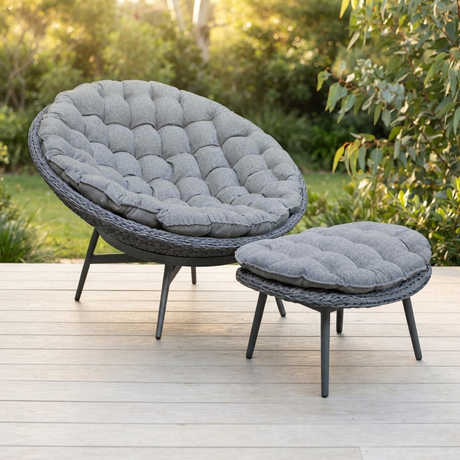 Terran Papasan Daybed — outdoor setting