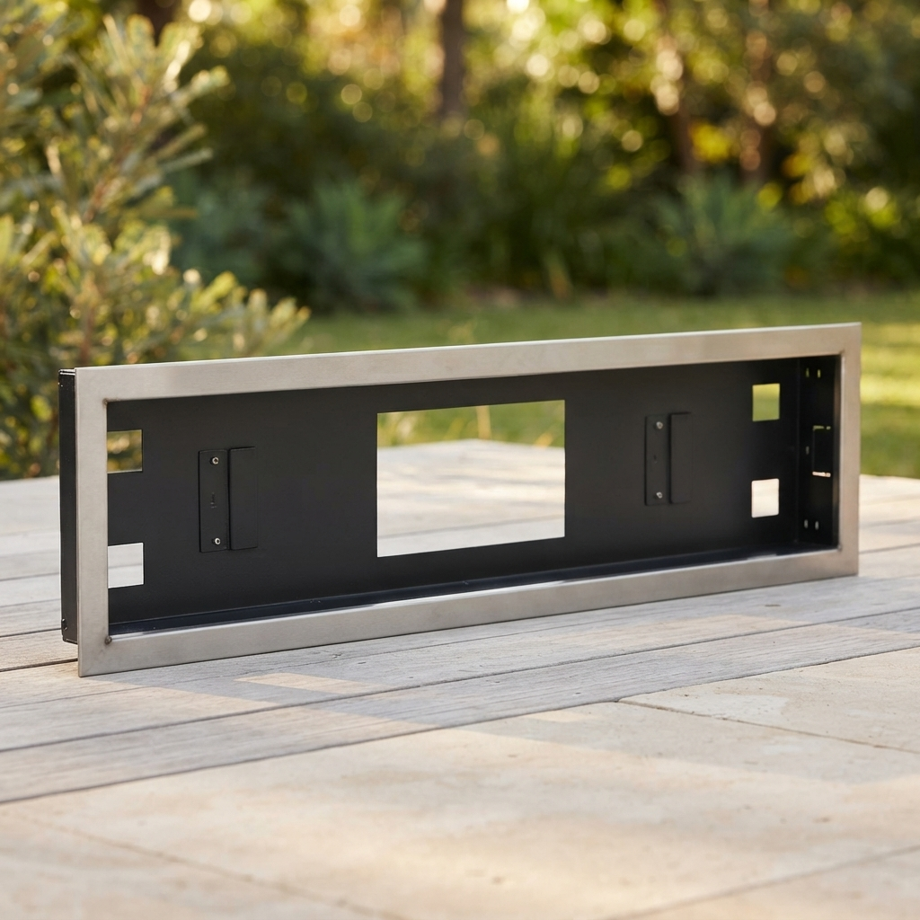Flush Mount Enclosure for Classic 2400W — outdoor setting