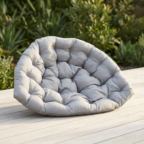 Kakadu Cushion Grey — outdoor setting
