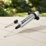 Stainless Steel Marinate Injector — outdoor setting