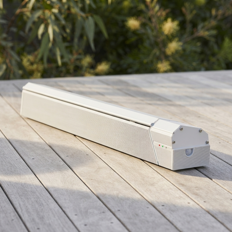Heatstrip Elegance Electric Remote Heater 2400W — outdoor setting