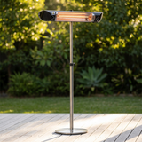 Heatstrip Portable Nano Infra-Red Electric Heater — outdoor setting