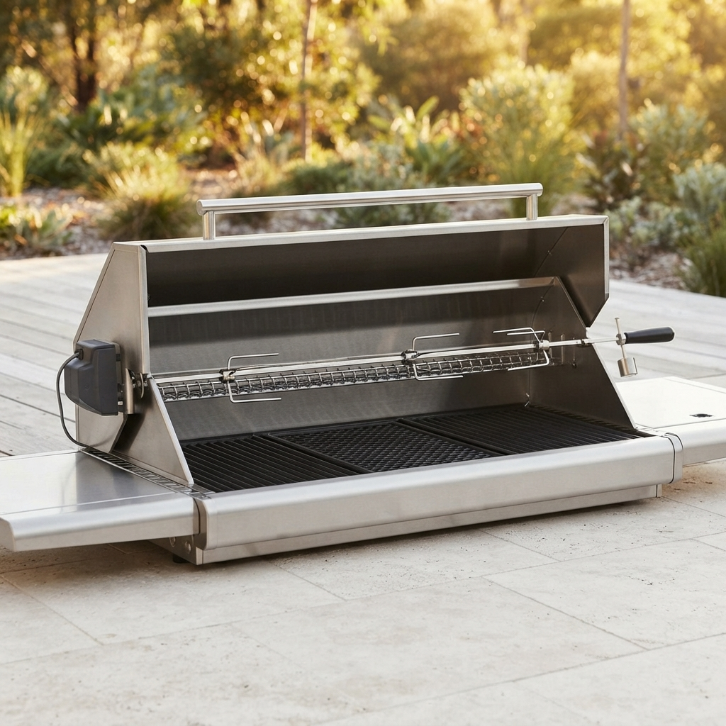 Rotisserie Kit — outdoor setting
