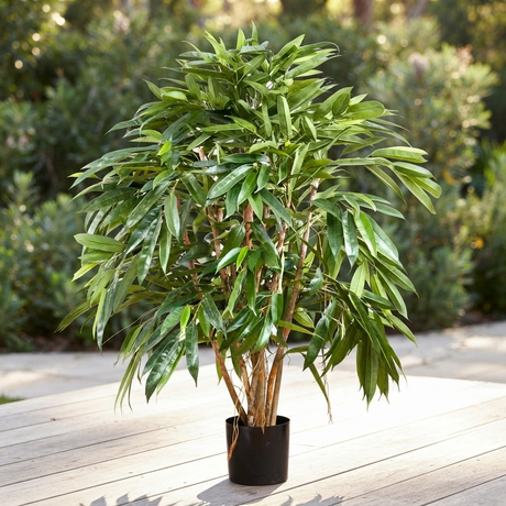 Royal Longfolia - Artificial Plant (90cm) — outdoor setting