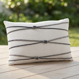 Santorini Rope - Indoor Cushion (30 x 50) — outdoor setting