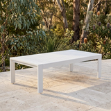 Dallas Coffee Table - White — outdoor setting