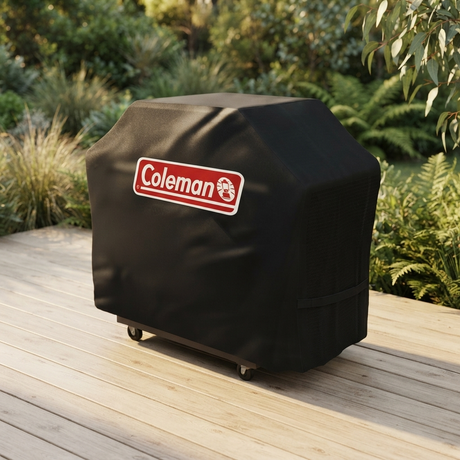 Coleman Premium BBQ Cover - Large — outdoor setting