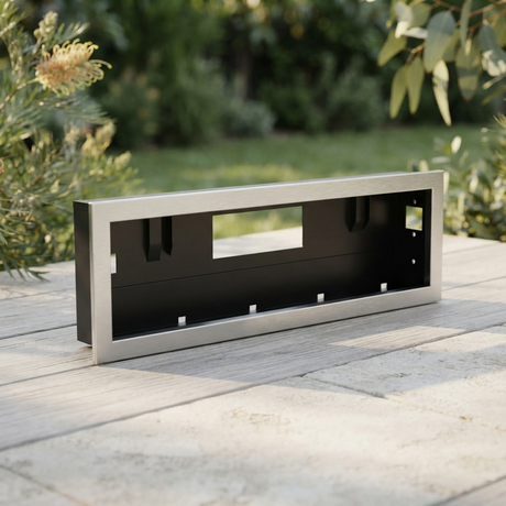 Flush Mount Enclosure for Elegance 1800W — outdoor setting
