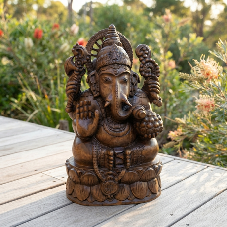Ganesha Statue — outdoor setting