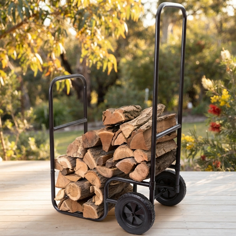 Log Trolley — outdoor setting