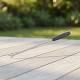 Stainless Steel Grid Scraper — outdoor setting