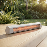 Heatstrip Intense Electric Heater 2200W - White — outdoor setting