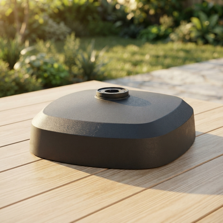 Large Resin Base — outdoor setting