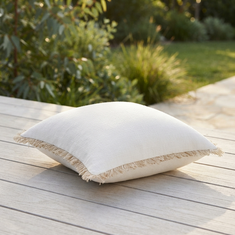 Saint Tropez Linen - Indoor Cushion (50 x 50) — outdoor setting