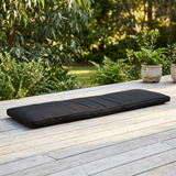 Bench Seat Cushion 195cm - Charcoal — outdoor setting