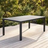 Queensville 11pc Table - Gunmetal — outdoor setting