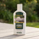Golden Care Fabric Protector — outdoor setting