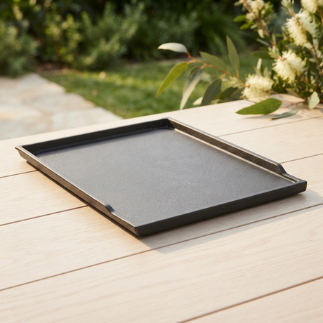 Crossray Hotplate for 4 Burner BBQ — outdoor setting