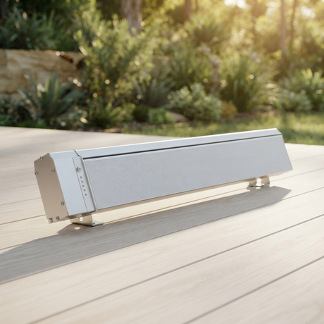 Heatstrip Elegance Electric Remote Heater 3200W — outdoor setting