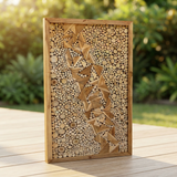 Teak Wall Art - Milkyway — outdoor setting