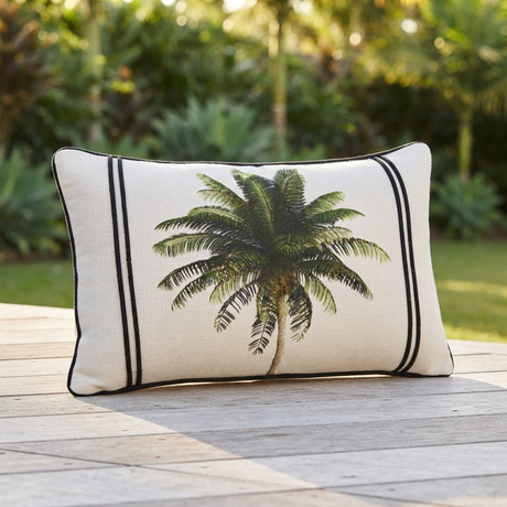 Bahama Palm - Indoor Cushion (30 x 50) — outdoor setting