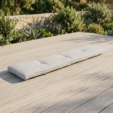 Bench Seat Cushion 235cm - Stone — outdoor setting