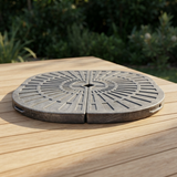 Resinstone Cantilever Umbrella Ballast Weights — outdoor setting