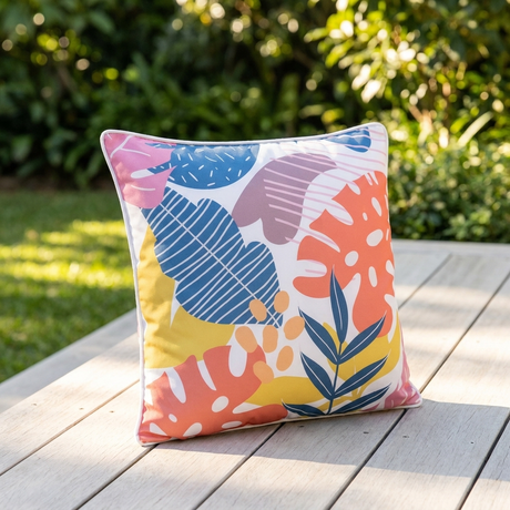 Moody Days 45x45cm Outdoor Cushion — outdoor setting