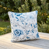 Blue Haze 45x45cm Outdoor Cushion — outdoor setting