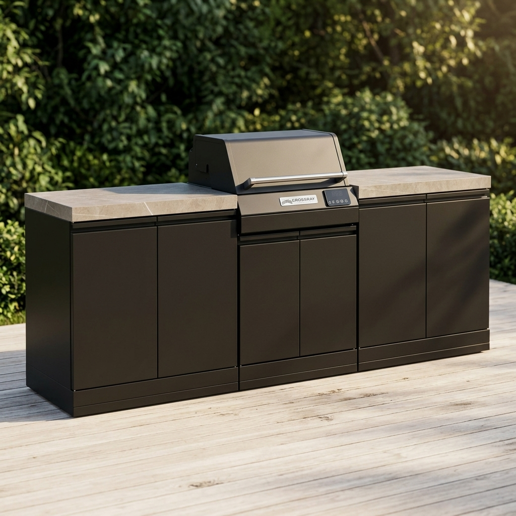 Crossray eXtreme Electric BBQ Outdoor Kitchen TCEK-13 — outdoor setting