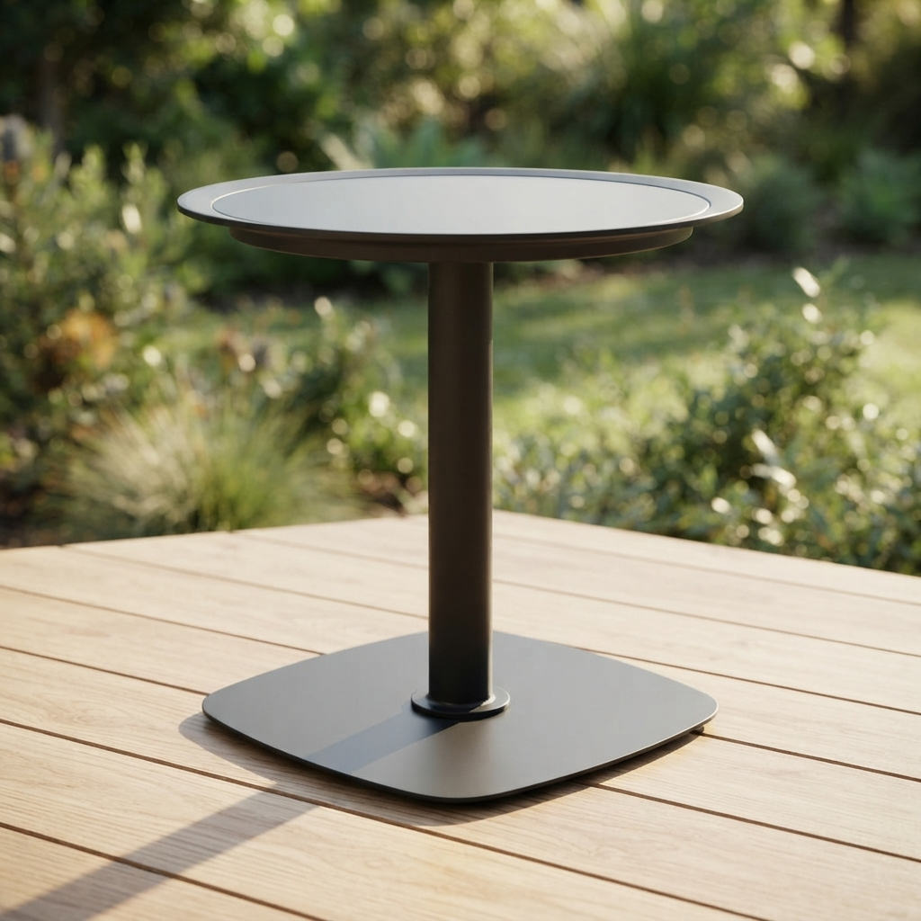 Crown Side Table — outdoor setting